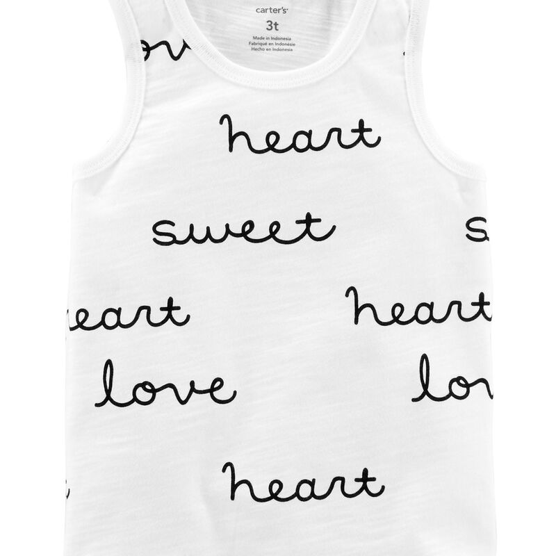 Heart Love Sweet Slub Jersey Tank Carters Com