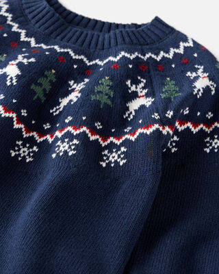 Product image 2 of Kid Fair Isle Organic Cotton Sweater