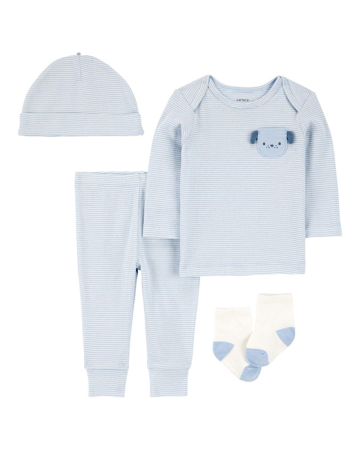 Carter's Baby 4-Piece Cloud Print Outfit Set