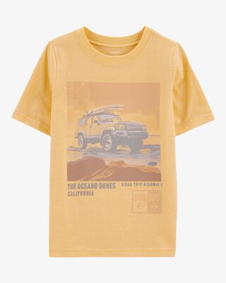 Product image 1 of Kid Beach Graphic Tee - Yellow