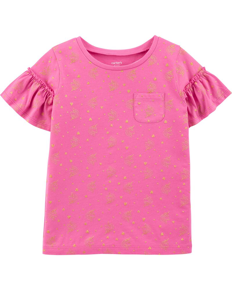 Unicorn Pocket Flutter Jersey Tee Carters Com