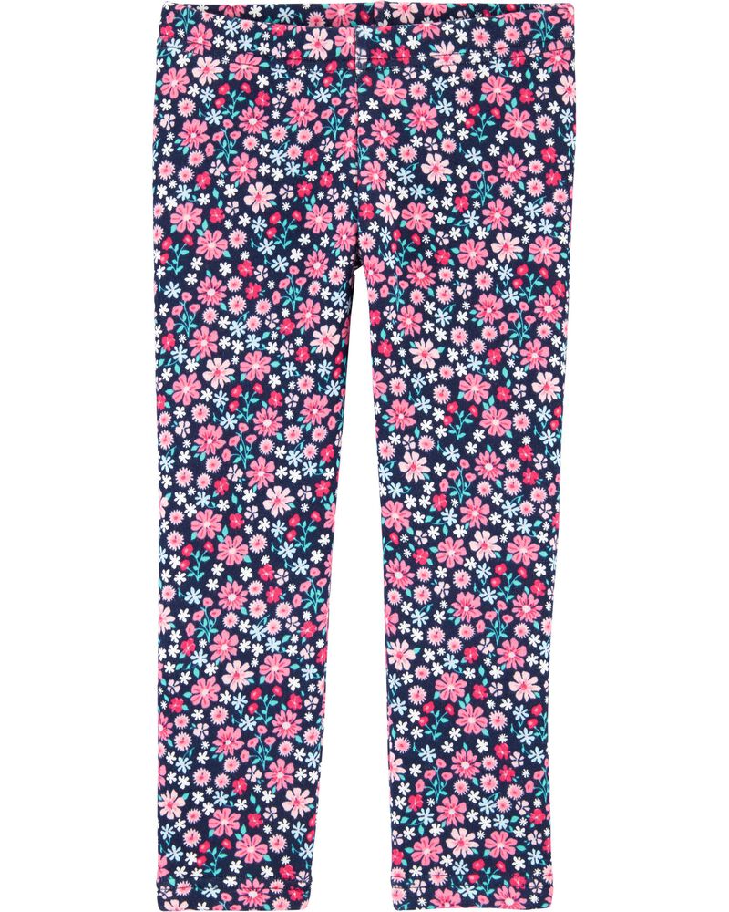 Floral Cozy Fleece Leggings Carters Com