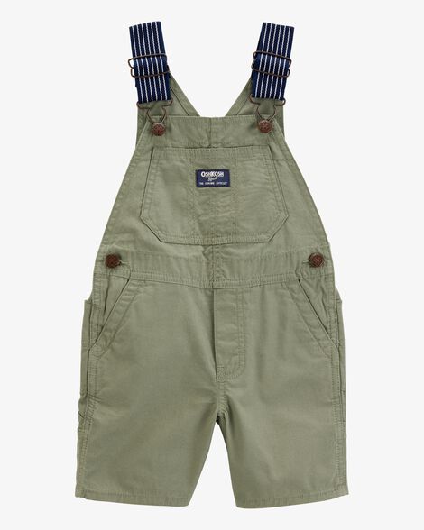 Product image 1 of Toddler Canvas Shortalls - Green