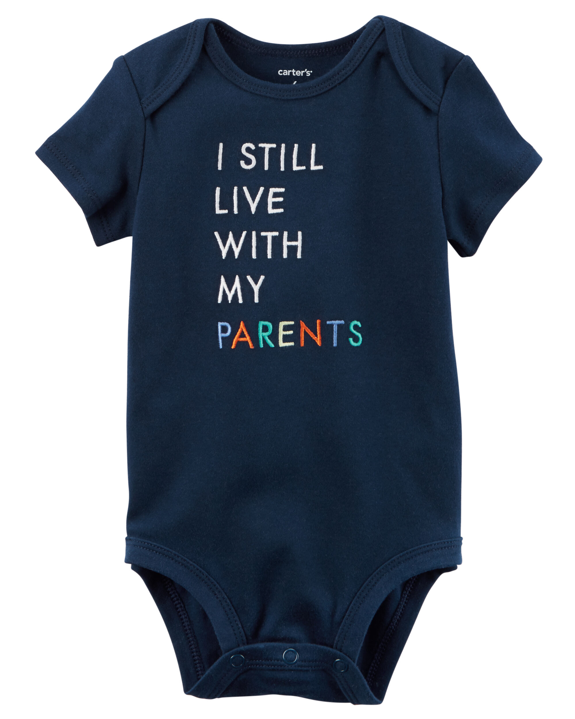 i still live with my parents onesie