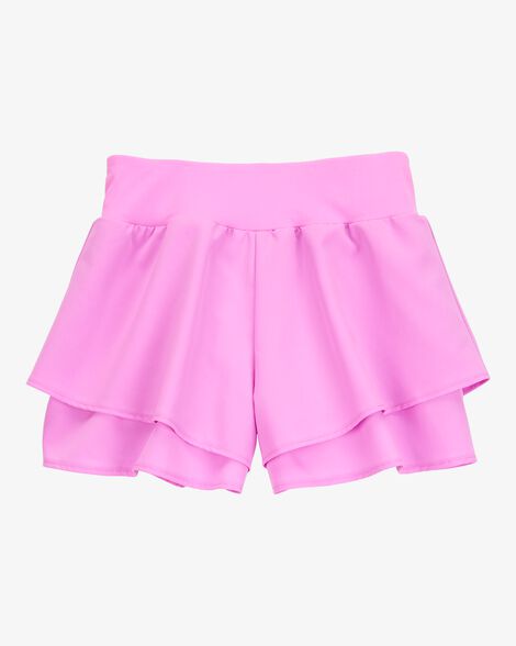  Product image 2 of Kid Flowy Layered Flip Short - Pink