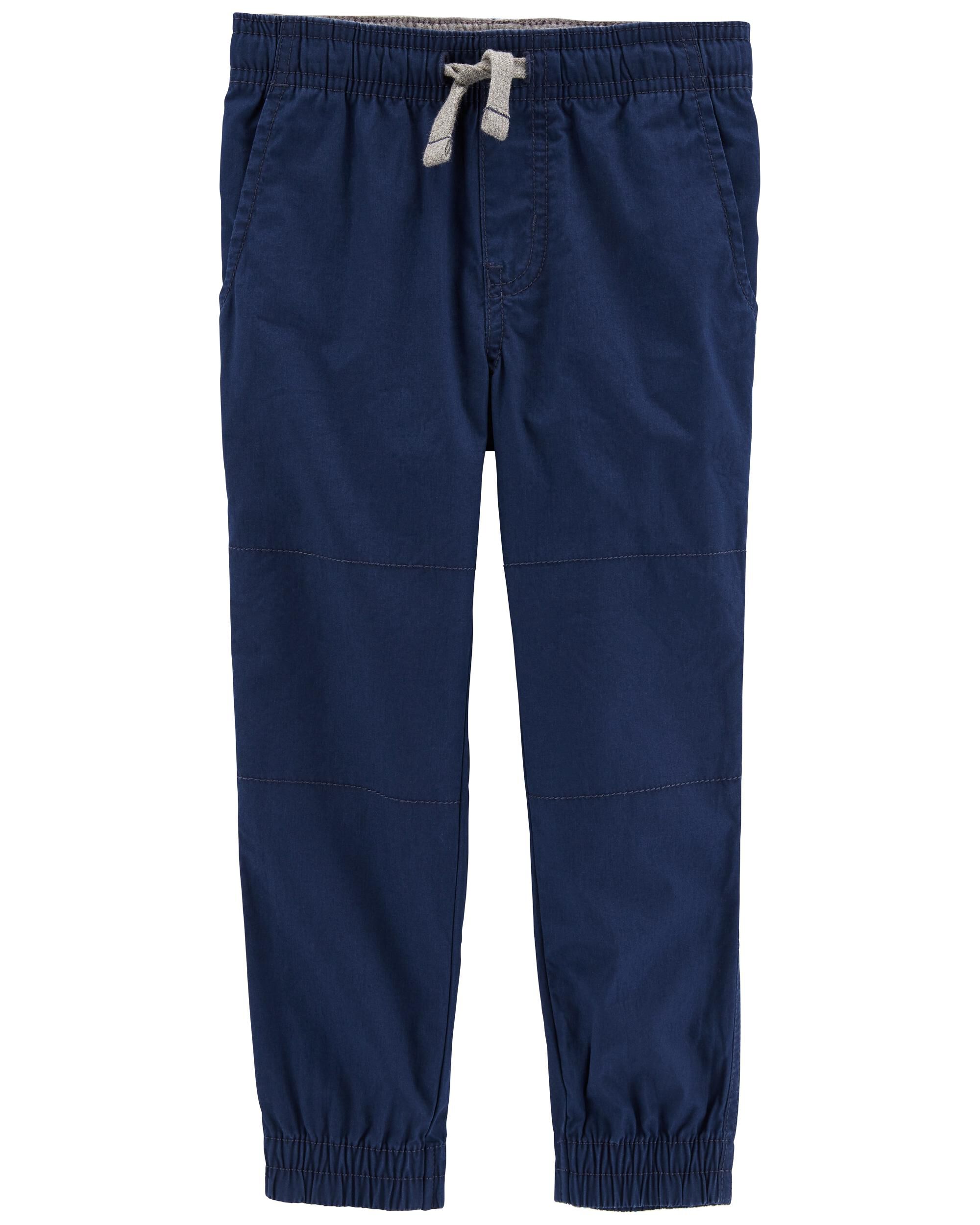 Joggers with elastic waist outlet