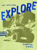 Green - Kid Explore Truck Thermal Graphic Tee, Selected