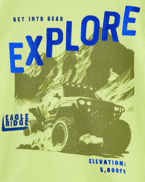  Product image 3 of Kid Explore Truck Thermal Graphic Tee