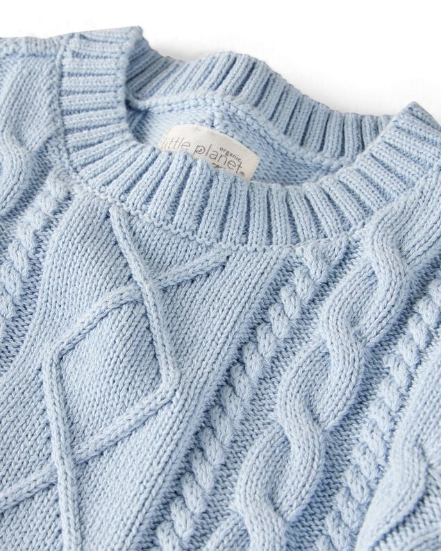 Product image 2 of Baby Organic Cotton Cable Knit Sweater 