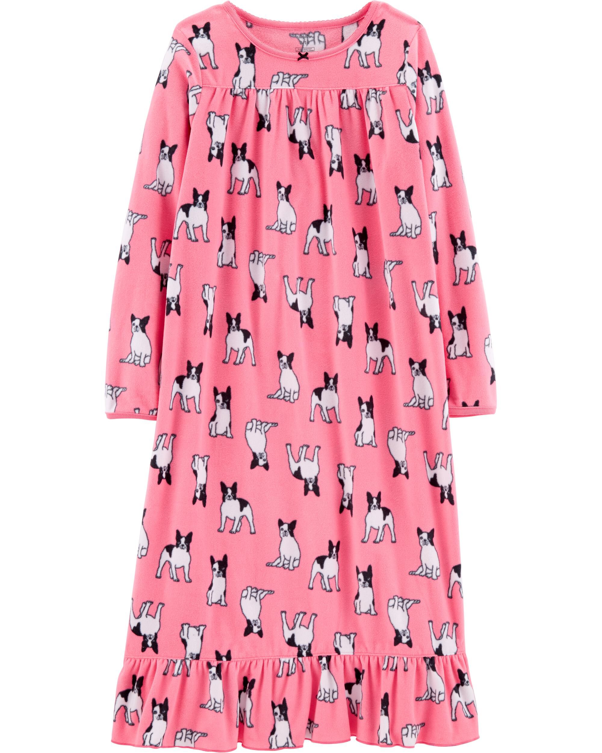 long fleece nightdresses