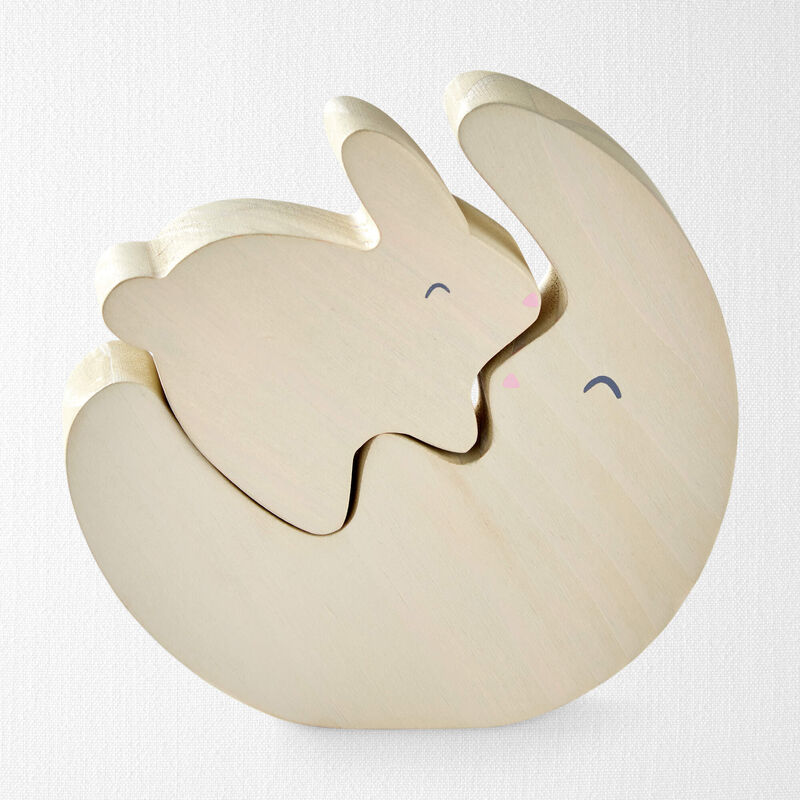 Little Planet Bunny Wooden Puzzle