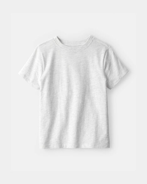 kid solid t-shirt - grey