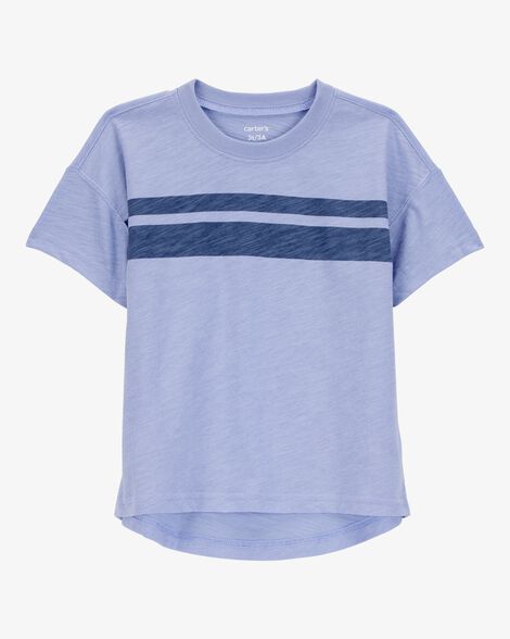 Product image 1 of Baby Striped Short-Sleeve Tee - Blue