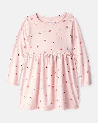 Toddler Cheetah Animal Print Short-Sleeve Dress