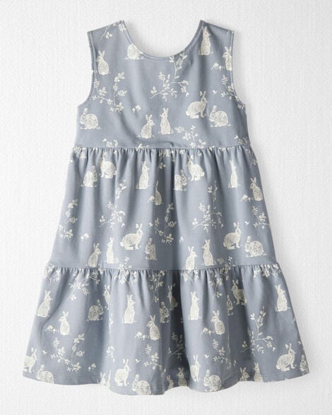  Product image 2 of Toddler Organic Cotton Bunny-Print Dress