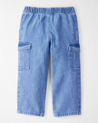 Product image 2 of Toddler Organic Cotton Chambray Cargo Pants