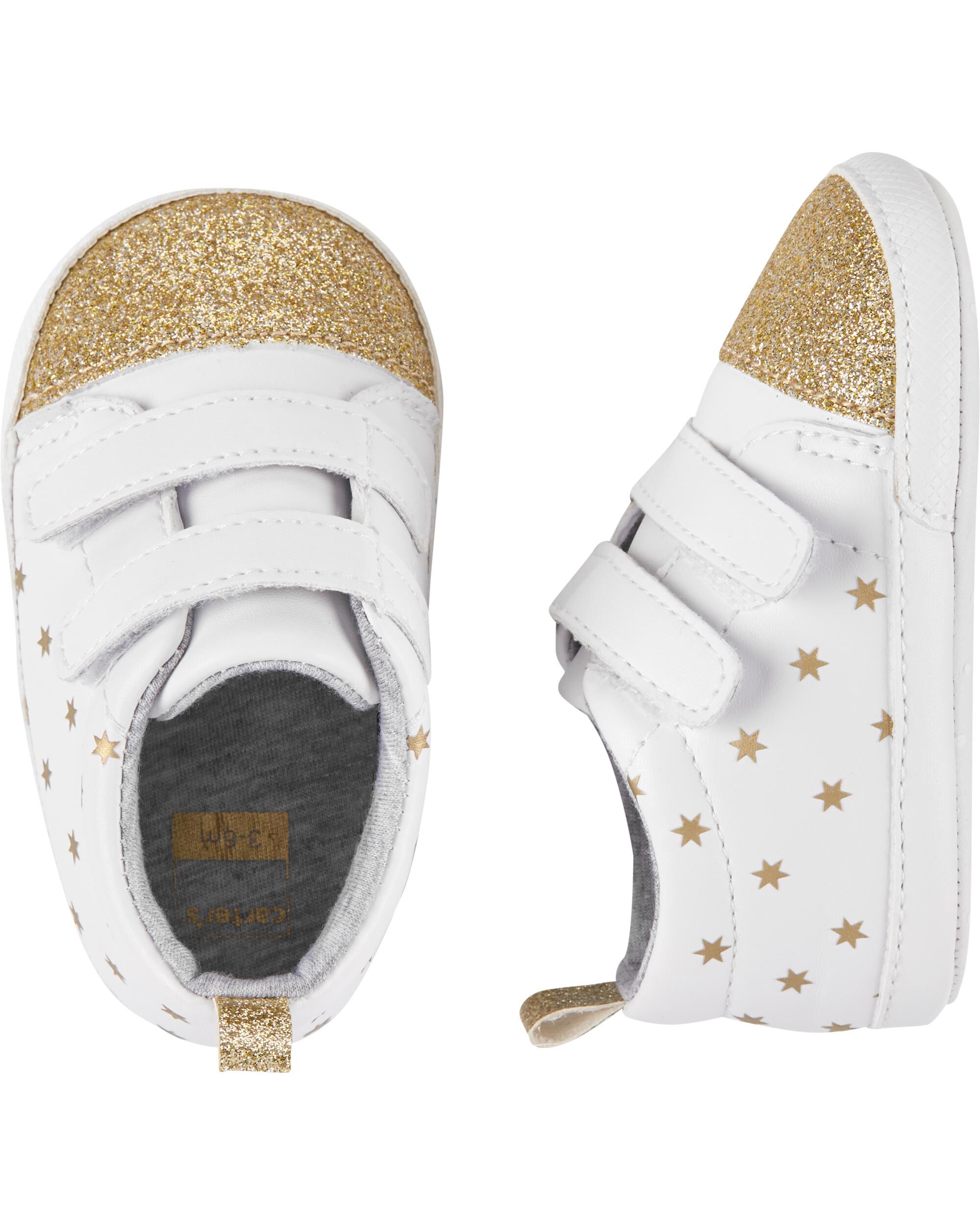 carters baby girl walking shoes