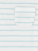 Ivory/Mint - Baby Striped Pocket Tee, Selected