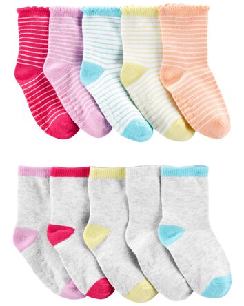 Toddler 10-Pack Crew Socks