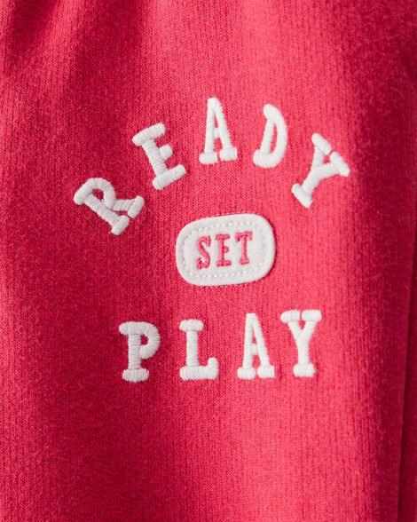 Product image 3 of Baby Boy Ready Set Play French Terry Jogger - Red