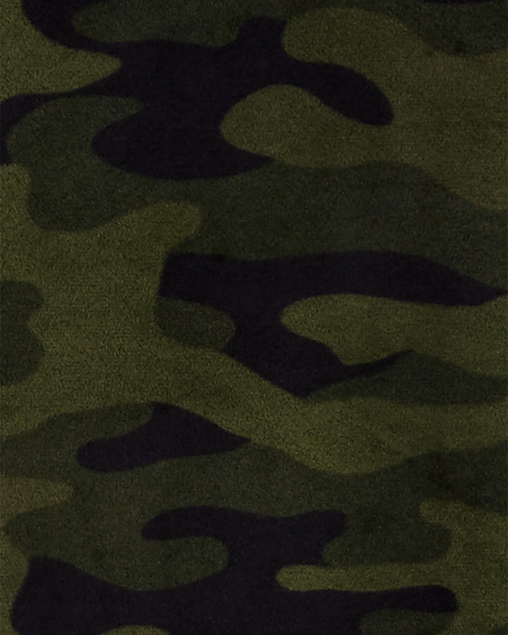 Kid 2-Piece Camo Fuzzy Velboa Pajamas - Carter's | Carter's