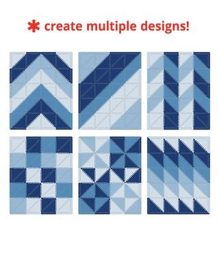 Product image 2 of Playspot Geo Foam Floor Tiles - Blue Ombre