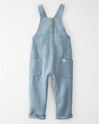 Product image 1 of Toddler Organic Cotton Gauze Overalls