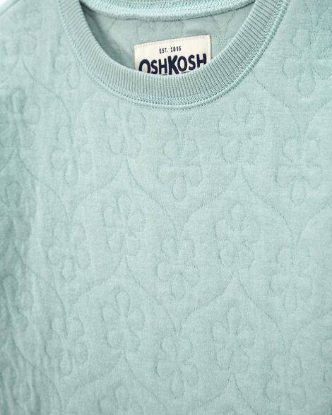 Product image 2 of Baby Quilted Cotton Blend Pullover - Green