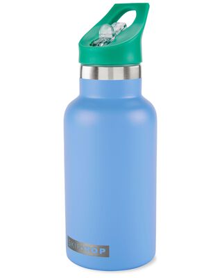 Product image 1 of Stainless Steel Canteen Bottle With Stickers - Blue