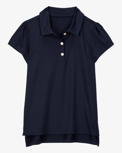  Product image 2 of Kid 3-Pack Active Uniform Polo Shirts in Moisture Wicking BeCool™ Fabric - Navy