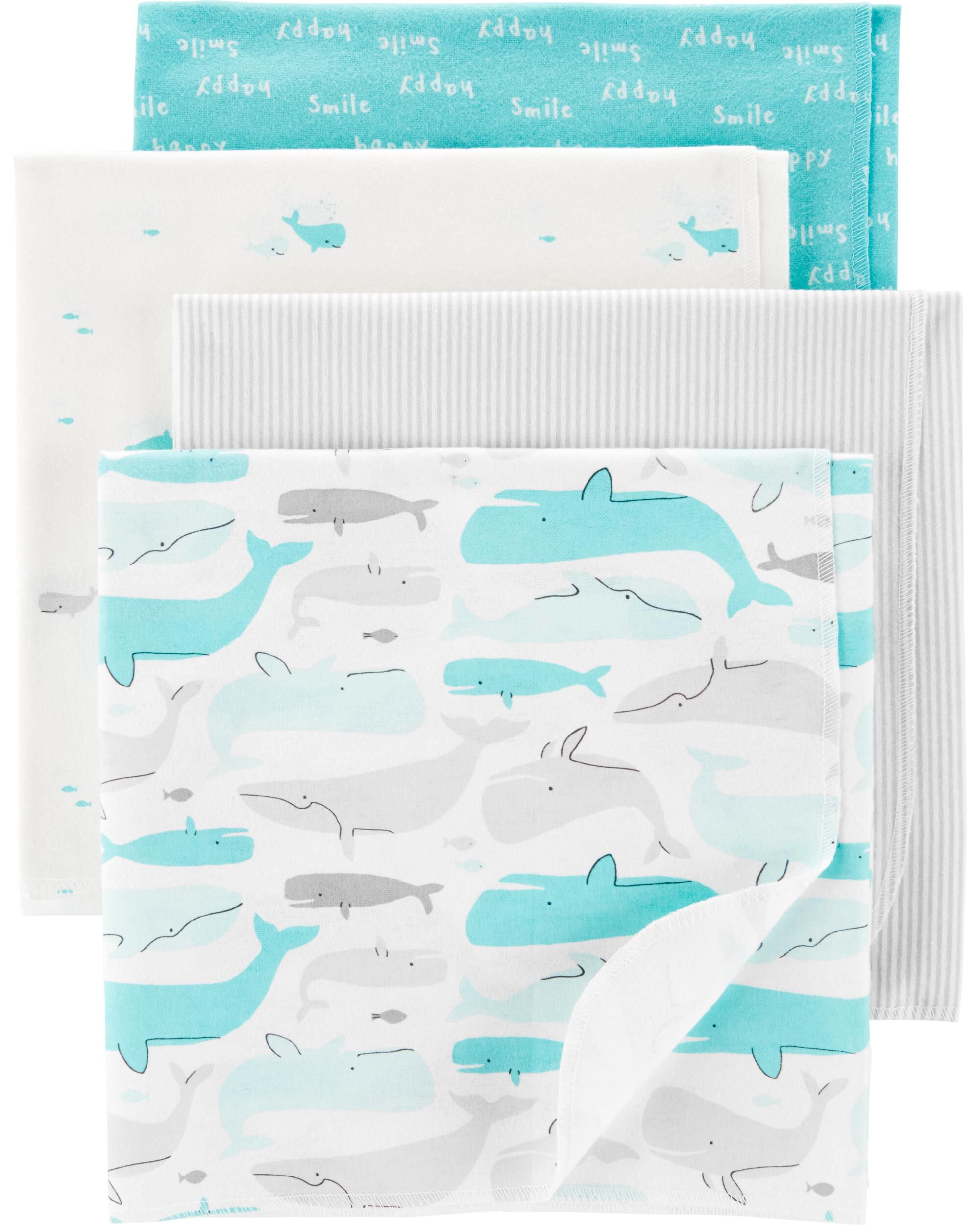 whale receiving blankets