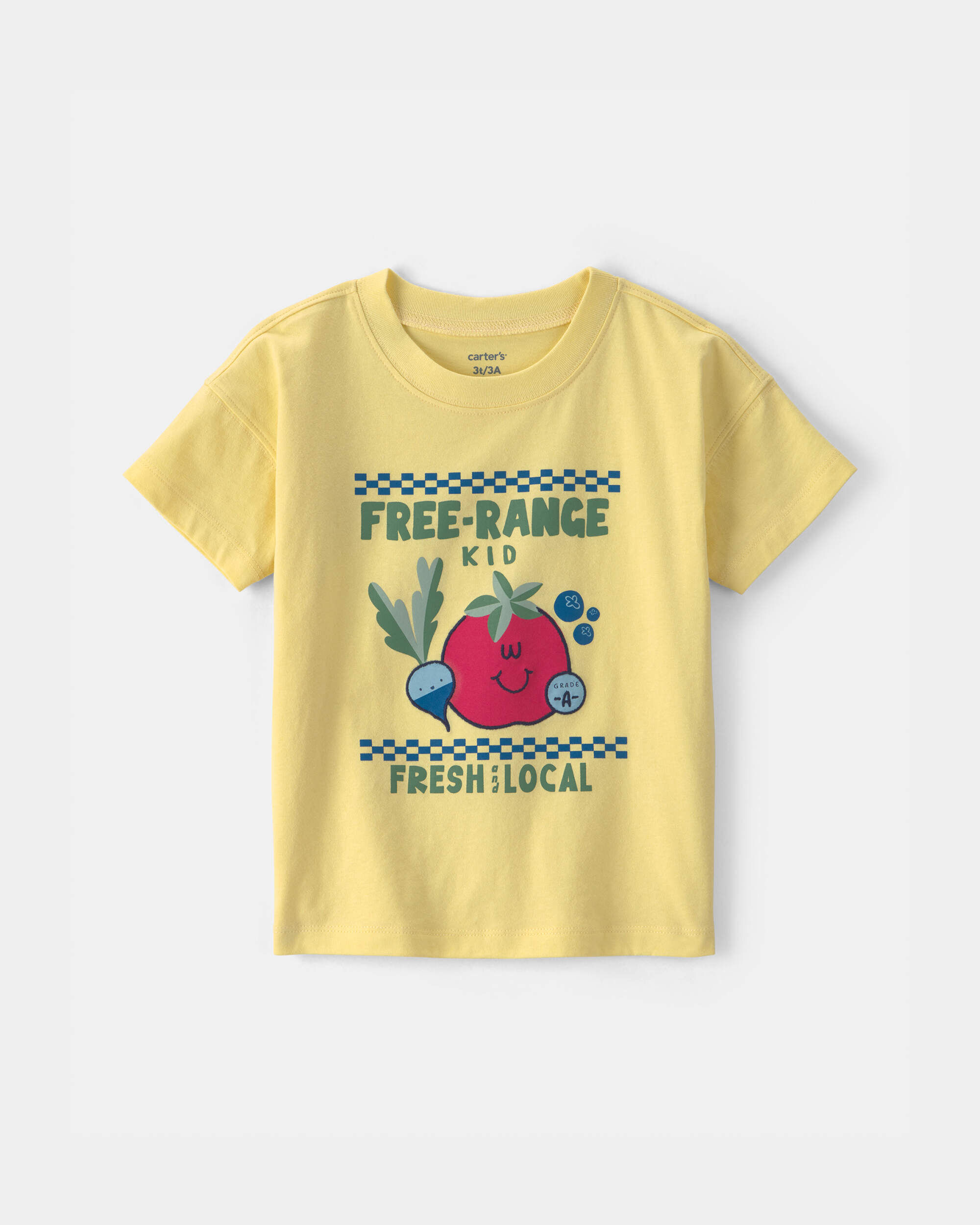 Carters toddler farmers market graphic tee 2T Yellow 17$