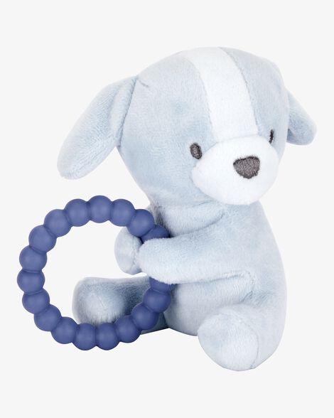  Product image 1 of Baby Puppy Plush With Teether - Blue