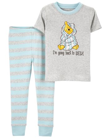 Toddler Disney Winnie The Pooh 100% Snug Fit Cotton Pajamas