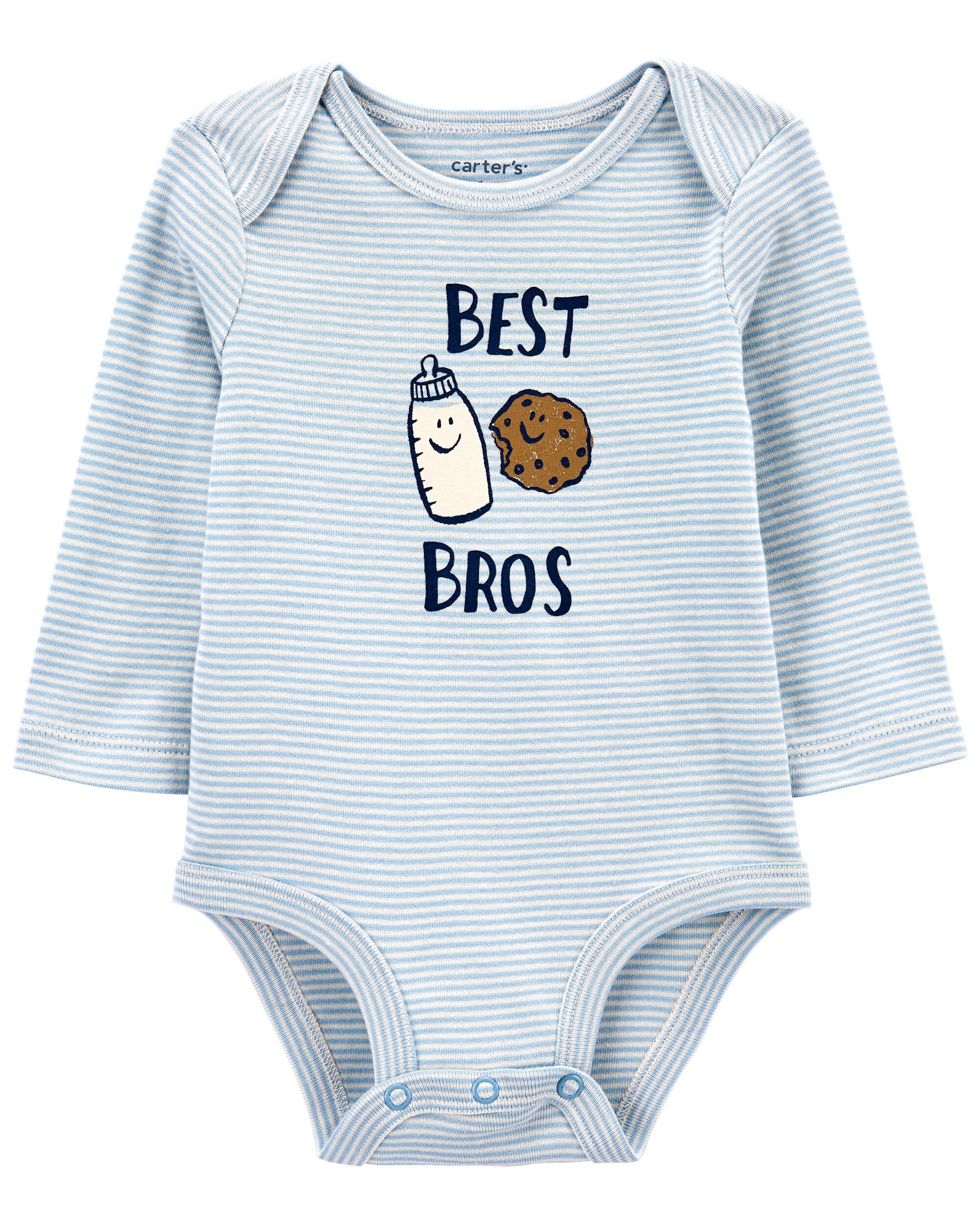 【シュリンク有り】レシート有りCry baby 6designs 6ピース Baby Best Bros Long-Sleeve Bodysuit - Carter's | Carter's