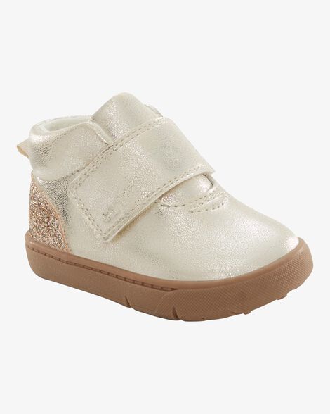  Product image 1 of  Every Step® First Walker Sparkle High-Top Boots - Silver