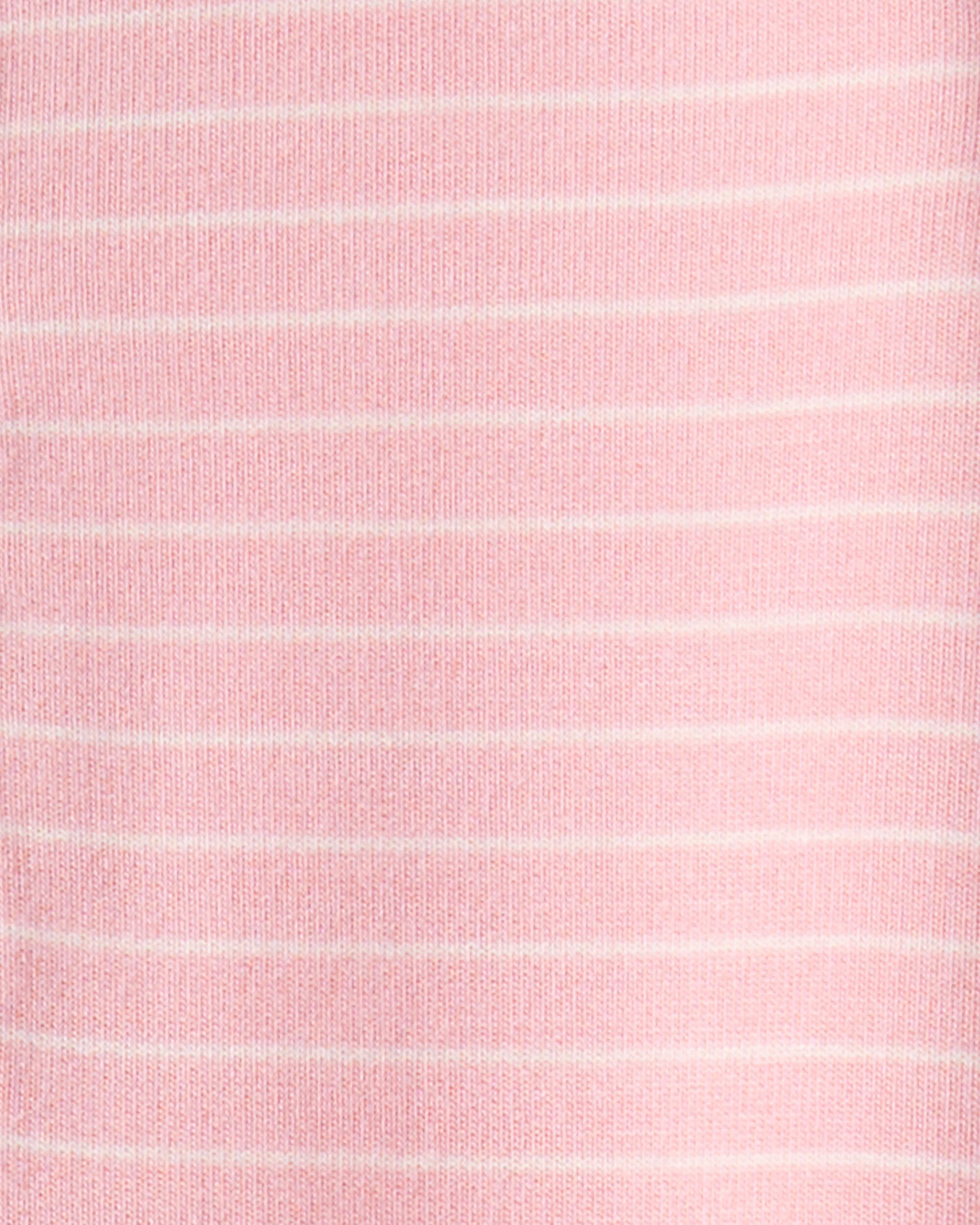 Baby Girl PurelySoft Long-Sleeve Jumpsuit - Pink