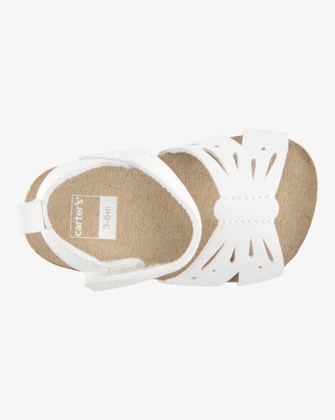 Baby Butterfly Faux Cork Sandals
