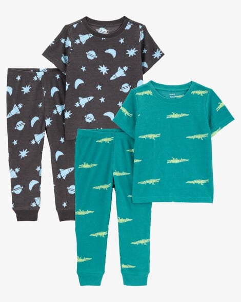 Product image 1 of Toddler 4-Piece Thermal Pajamas