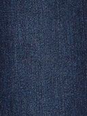 Dark Wash - Kid Knit-Like Denim Drawstring Jeans
, Selected