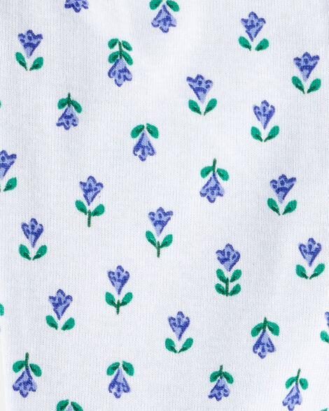  Product image 5 of Baby 2-Pack Floral Pull-On Pants - Grey/Blue