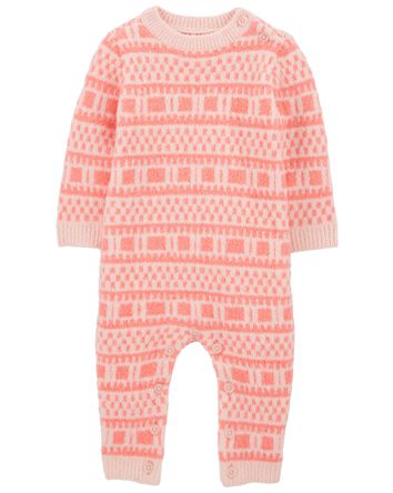 Baby Sweater Knit Jumpsuit