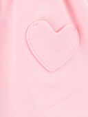 Pink/White - Baby 3-Piece Heart Print Jumper Set, Selected