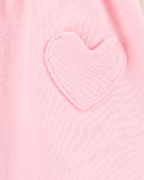  Product image 4 of Baby 3-Piece Heart Print Jumper Set