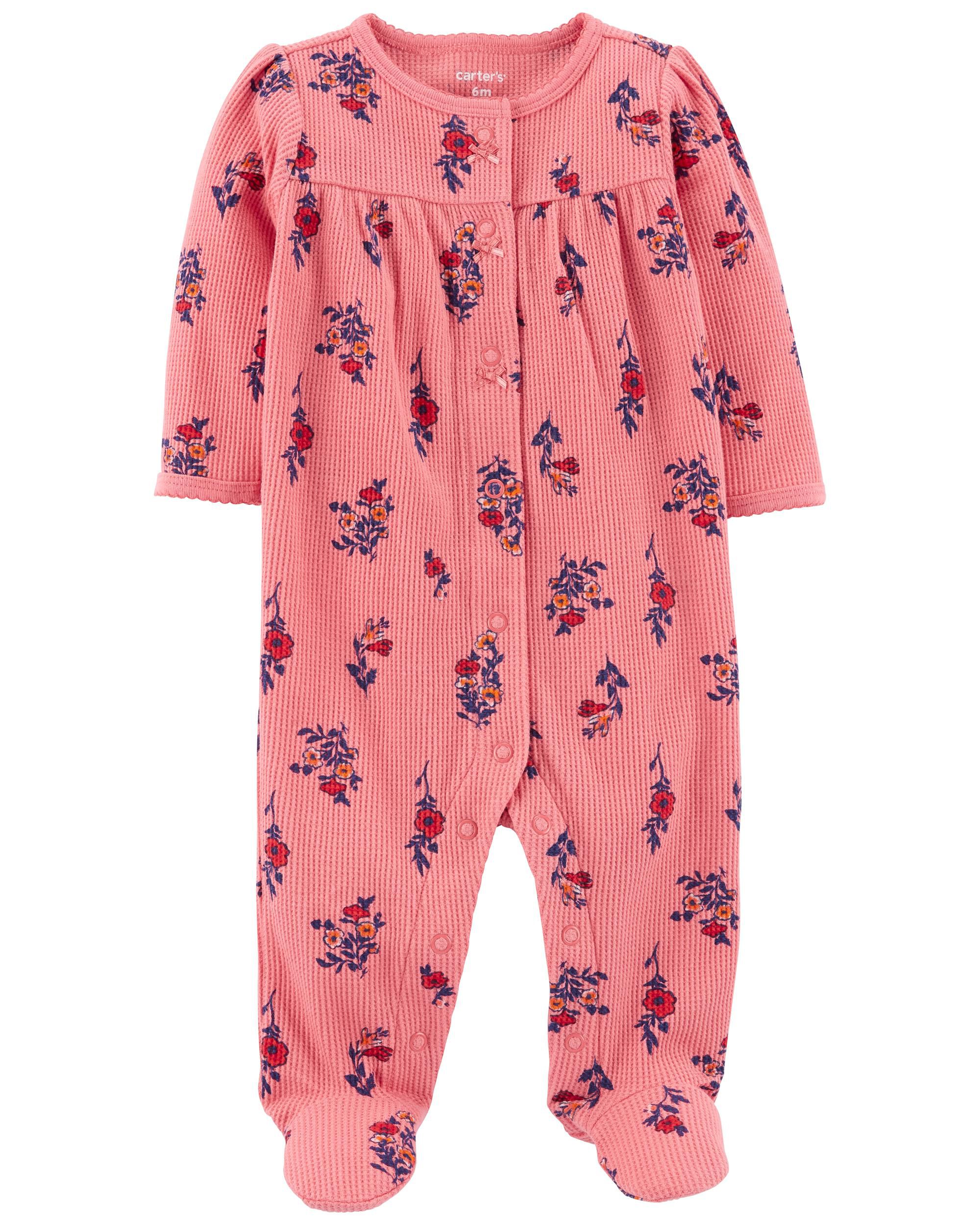 NWT Carter's Girls Fleece Footed Blanket Sleeper Pajamas unicorns floral  u pick 