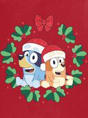 Multi - Toddler Bluey Christmas Tee, Selected