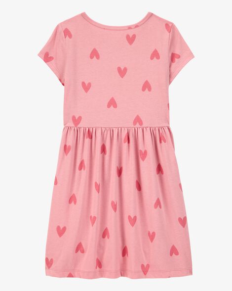  Product image 2 of Kid Heart-Print Short-Sleeve Dress