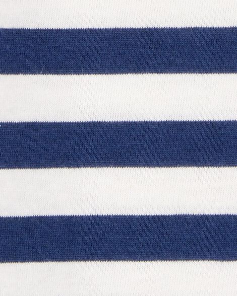 Product image 3 of Toddler 2-Piece Striped Tee & French Terry Shorts Set