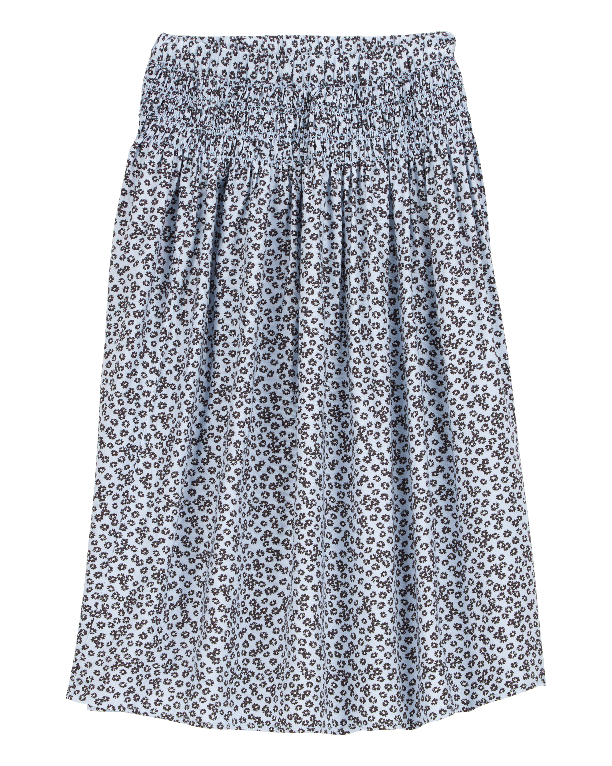 Kid Floral Maxi Skirt - Blue