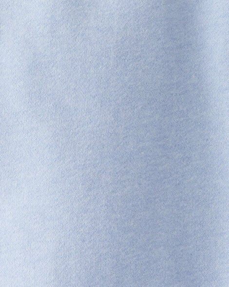 Kid French Terry Drawstring Pants - Blue